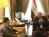 سامح شكرى يجرى مباحثات ثنائية مع وزير الخارجية اليمنى بمقر الوزارة 