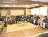 وزيرا الأوقاف والتنمية المحلية ومحافظ الجيزة يلتقون قيادات الدعوة بالمحافظة
