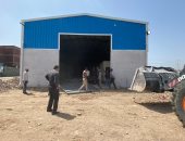 إزالة 7جمالونات على 8 آلاف متر وحالتى بناء مخالف بأراض زراعية فى الإسكندرية