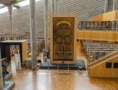 يرجع تاريخها لعام 1830.."كسوة الكعبة" من أهم المقتنيات النادرة بمكتبة الإسكندرية 