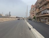 رصف وتمهيد طريق صلاح سالم ومصيف البرلس بكفر الشيخ.. صور