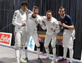 منتخب مصر لسلاح سيف المبارزة يتأهل لربع نهائى بطولة العالم  