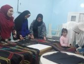ثقافة الوادى الجديد: ختام فعاليات ورشة التدريب على حرفة الثوب الواحاتى بقرية القصر