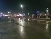 في أولى ليالي العشر الأواخر من رمضان أمطار رعدية وبرق في سماء كفر الشيخ.. صور