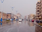 أمطار غزيرة على مدينتى بورسعيد وبورفؤاد واضطراب حركة الملاحة بالبحر المتوسط
