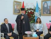 محافظ دمياط تزور كنيسة الروم الأرثوذكس وتهنئ أبناء المحافظة بمناسبة عيد القيامة