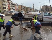 محافظ بورسعيد: جهود مكثفة من الأحياء ومدينة بورفؤاد لرفع آثار الأمطار