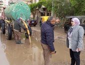 محافظ الدقهلية: استمرار أعمال شفط وكسح تجمعات مياه الأمطار