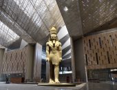 السياحة توضح حقيقة سقوط الأمطار على تمثال رمسيس الثانى بالمتحف المصرى الكبير