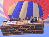 عودة رحلات البالون الطائر فى الأقصر بـ45 رحلة بعد توقفها 4 أيام.. صور