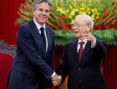 وزير الخارجية الأمريكى يلتقى الرئيس الفيتنامى لبحث الشراكة بين البلدين