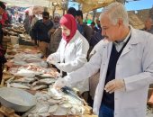 ضبط 3 أطنان أسماك ولحوم مخالفة بحملات تفتيشية فى الشرقية