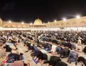 خشوع وبكاء آلاف المصلين فى مسجد عمرو بن العاص ليلة 27 رمضان
