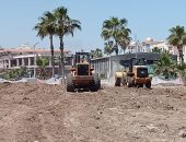 البدء فى تجهيز أكبر ساحة لصلاة العيد فى بورسعيد.. صور 