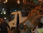 حى الدقى يكثف حملات النظافة ورفع الإشغالات استعدادا لعيد الفطر المبارك