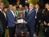 محافظ القاهرة يشارك عمال هيئة النظافة حفل الإفطار الجماعى