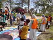 حملة توعية للمواطنين بحديقة شجرة الدر في المنصورة بالتنسيق مع صندوق علاج الإدمان 