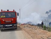 السيطرة على حريق فى "هيش وبوص" فى القنطرة غرب بالإسماعيلية 