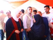 وزيرة التضامن تلتقى مجموعة من الصيادين ببحيرة البردويل خلال زيارتها لشمال سيناء