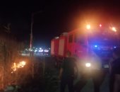 السيطرة على حريق فى هيش خلف مستشفى التل الكبير بالإسماعيلية 