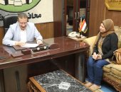 محافظ المنوفية يستأنف لقائه اليومى بالمواطنين ويكلف المختصين بفحص الشكاوى