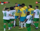 المصرى يتقدم على الإسماعيلى بهدف نظيف فى الشوط الأول بكأس الرابطة.. فيديو