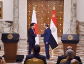 الرئيس السيسى ورئيس وزراء اليابان يشهدان توقيع اتفاقيات فى الاتصالات ومترو الأنفاق