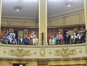مجلس النواب يستقبل وفدا طلابيا من بعض الجامعات فى الجلسة العامة
