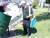 حى الدقى يشن حملة مكبرة لتطهير أماكن جمع المخلفات.. صور