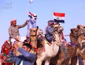 شباب وأطفال سيناء يتمسكون بأزيائهم التراثية خلال الاحتفالات بذكرى التحرير.. صور
