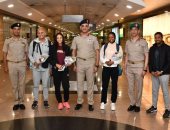 القوات المسلحة تستقبل المشاركين بكأس العالم للخماسى الحديث وجائزة ألعاب القوى  