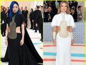 كيم كاردشيان ولوبيز وكيدمان وهاثاوى يتألقن فى حفل Met Gala 2023