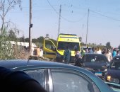 إصابة 5 سيدات فى حادث تصادم على الطريق الزراعى بمركز الواسطى