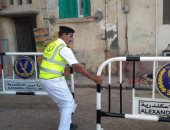 سقوط أجزاء من عقار مأهول بالسكان دون إصابات بحي الجمرك في الإسكندرية