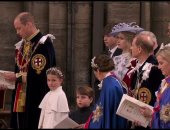 الأميرة شارلوت وشقيقها لويس يخطفان الأنظار فى حفل تتويج الملك تشارلز.. فيديو وصور