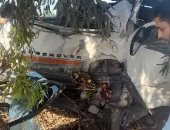 إصابة 10 أشخاص نتيجة انقلاب سيارة ميكروباص فى الإسماعيلية