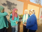 مدير تعليم القليوبية تتابع سير الامتحانات فى مدارس إدارة بنها