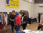 كلية الفنون الجميلة جامعة حلوان تنظم معرض ملابس للطلاب 