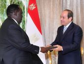 الرئيس السيسى يتسلم رسالة من "سلفا كير" بشأن تطورات الأوضاع فى السودان 