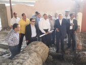 محافظ الجيزة يعاين مواقع تحويلات المرافق بمشروع تطوير ترعة المريوطية