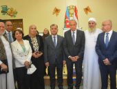 محافظ القليوبية يستقبل سفير أذربيجان لوضع إكليل زهور على نصب مؤسس الدولة