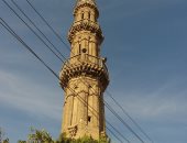 عجائب العصر الفاطمى.. المئذنة المائلة بالمسجد العتيق فى المنيا (صور)