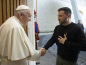 زيلينسكى يدعو البابا فرانسيس للانضمام لصيغة السلام الأوكرانية