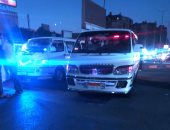 ضبط سيارات السرفيس المخالفة لخط السير فى حملة بالدقى