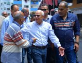 محافظ بورسعيد يتفقد أعمال تطوير ورفع كفاءة منطقة شباب المدينة بحى الزهور