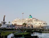 ميناء بورسعيد السياحى يستقبل السفينة AMADEA وعلى متنها 744 سائحا