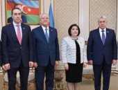 رئيس مجلس النواب يلتقى برئيسة برلمان أذربيجان.. صور