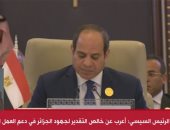 الرئيس السيسي: المنطقة تمر بظروف قاسية والحفاظ على المؤسسات الوطنية أمر ضرورى