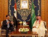 ولى العهد السعودى والرئيس السورى يجريان محادثات ثنائية