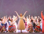 فراشات البيت الروسى يتألقن على مسرح أوبرا الإسكندرية